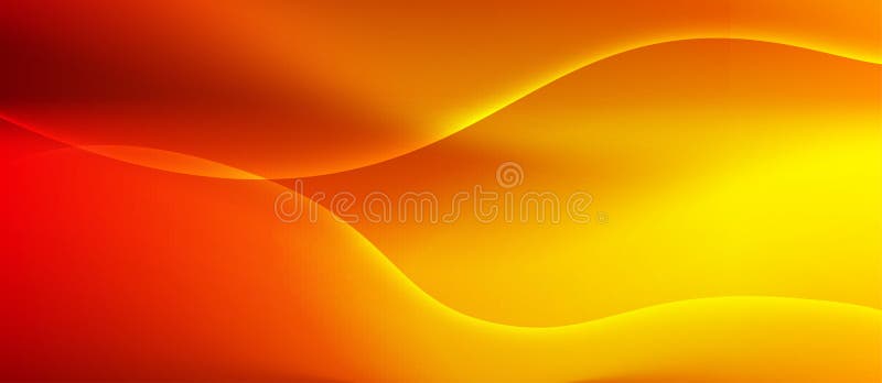 Vector Abstract Shining Curves in Red, Orange and Yellow Gradient Background  Banner Stock Vector - Illustration of colourful, blurring: 232065319