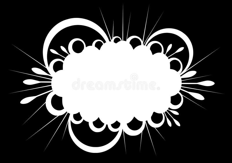 Abstract banner on black stock vector. Illustration of fantasy - 31788914
