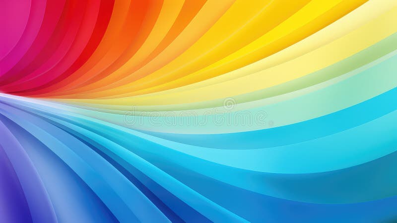 Abstract banner rainbow background royalty free illustration