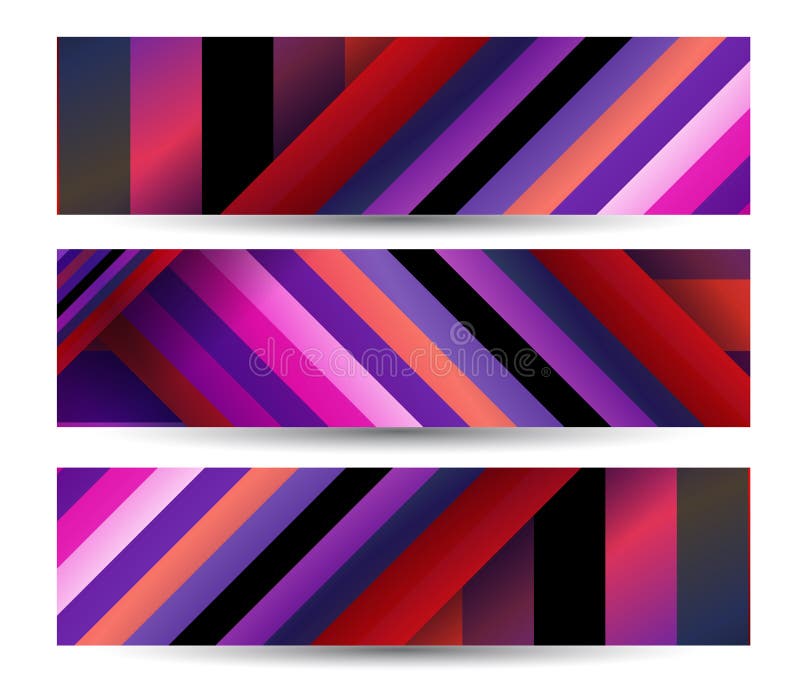 Abstract Banner for Your Design Stock Vector Illustration of