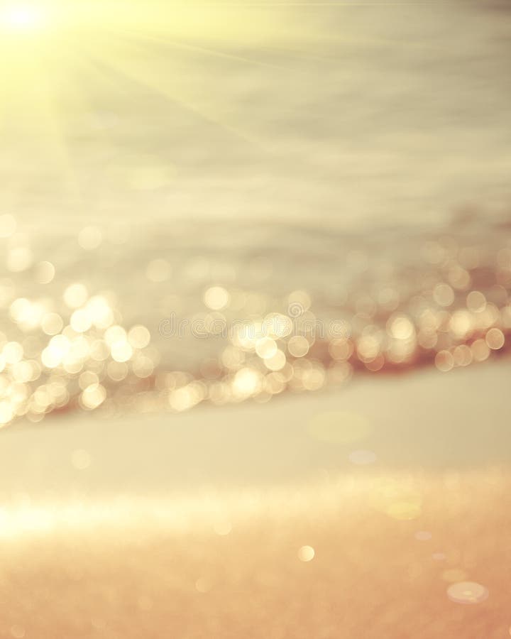 Abstract beach blurred background