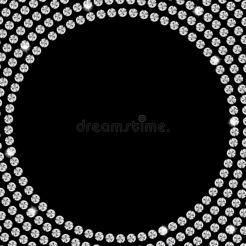 Abstract Luxury Black Diamond Background Vector Stock Vector