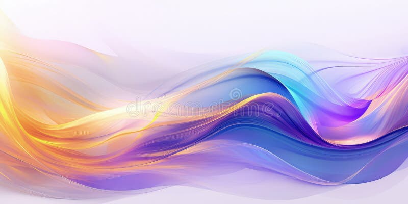 Fundal cu unde dinamice abstracte royalty free illustration