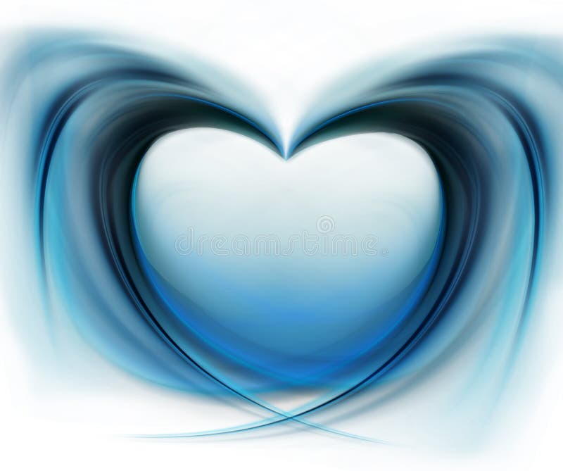Abstract beautiful heart stock illustration. Illustration of valentine