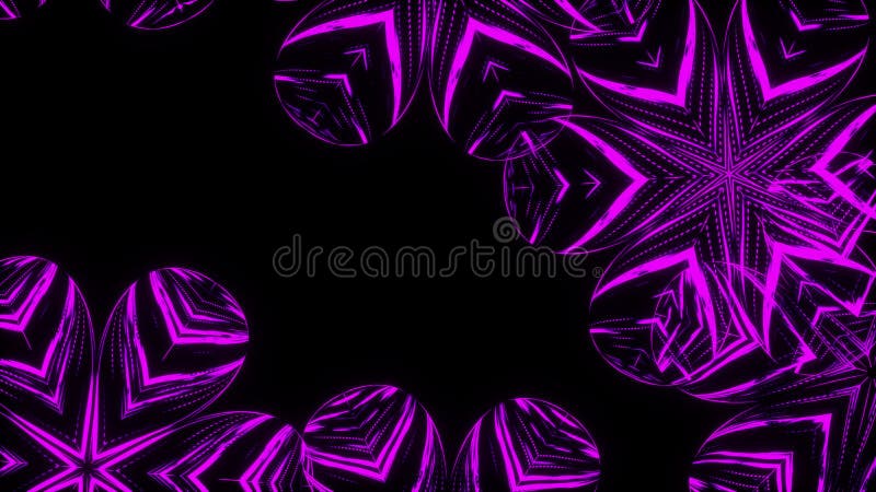 Abstract beautiful line flowers background, 3d rendering computer generated backdrop stock illustration