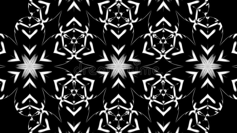 Abstract beautiful line flowers background, 3d rendering computer generated backdrop royalty free illustration