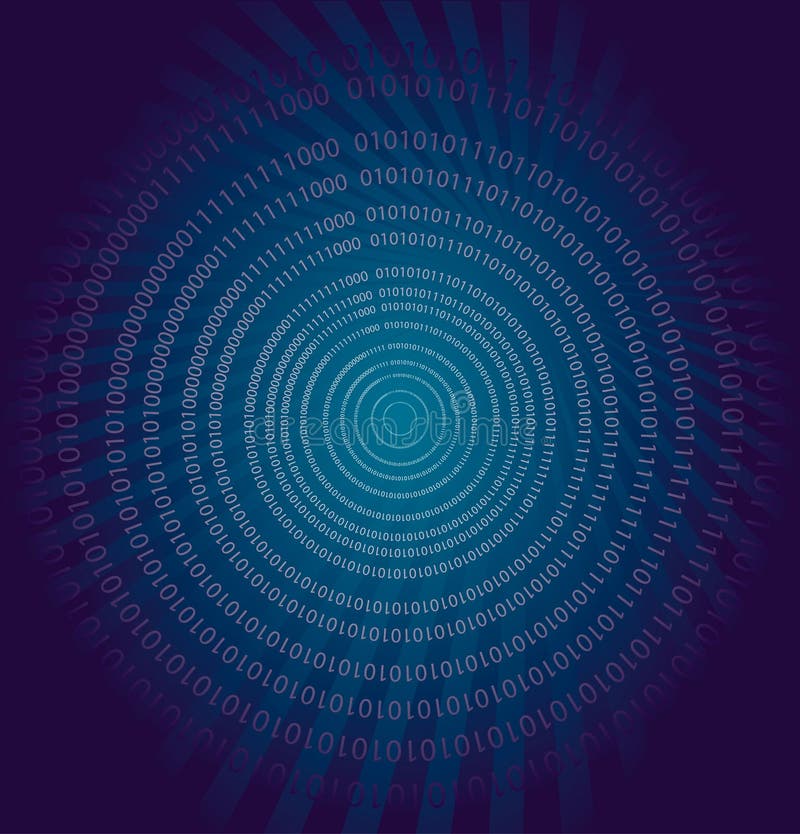 Abstract binary background