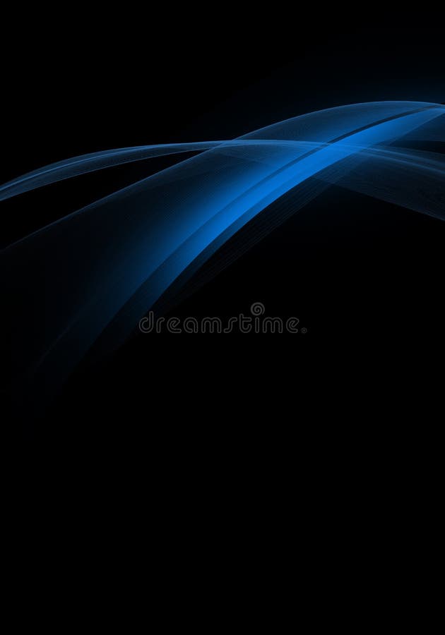 Abstract Black Background with Blue Dynamic Lines for Wallpaper ...