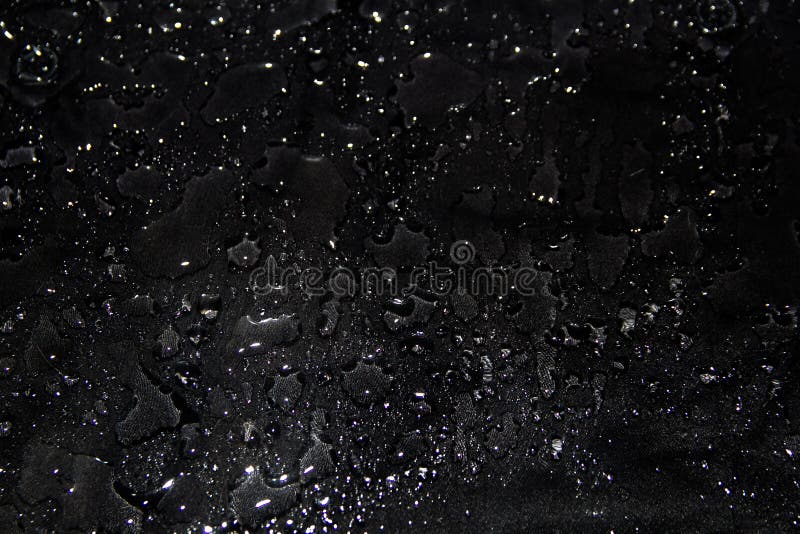 Black Background, Drops of Water Stock Photo Image of dynamic, bubbles 131244198