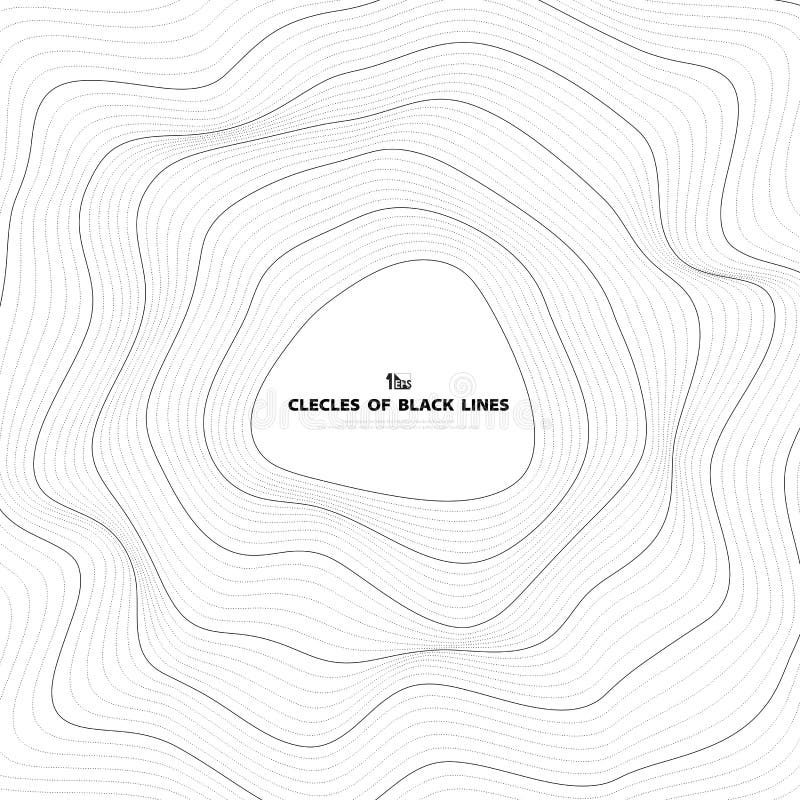 Abstract black circle line mesh cover design. illustration vector eps10 royalty free illustration Abstract black circle line mesh cover design. illustration vector eps10 royalty free illustration