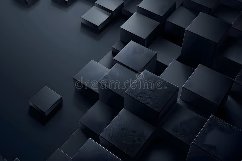 Abstract Black Geometric Wall royalty free stock photo