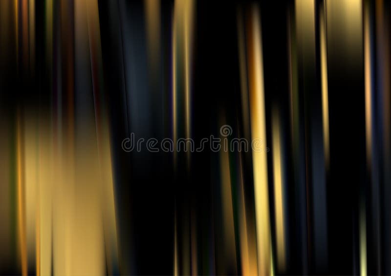 Abstract Black and Gold Shiny Vertical Lines and Stripes Background ...