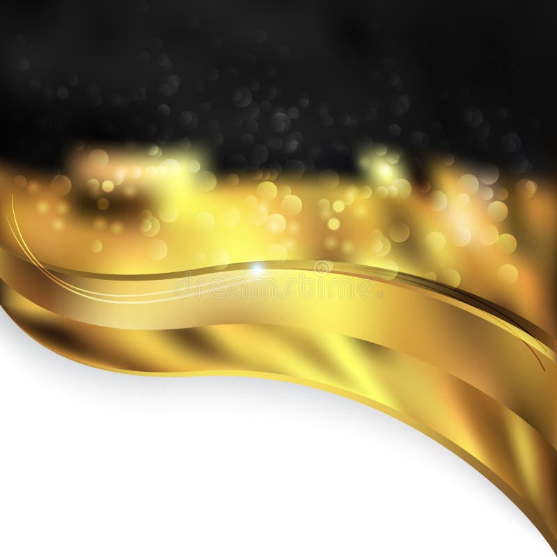 abstract-black-and-gold-wave-powerpoint-background-beautiful-elegant