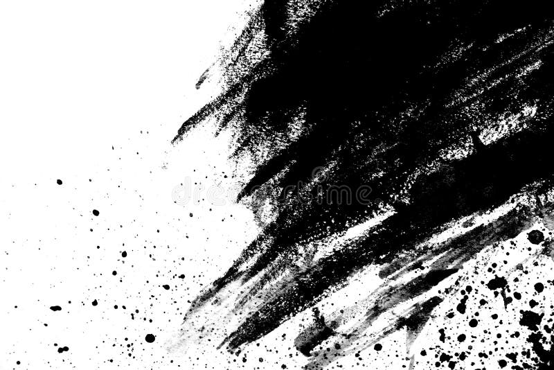 Abstract Black Ink Texture Japan Style On A White Background Stock Illustration Illustration Of Paintbrush Drop