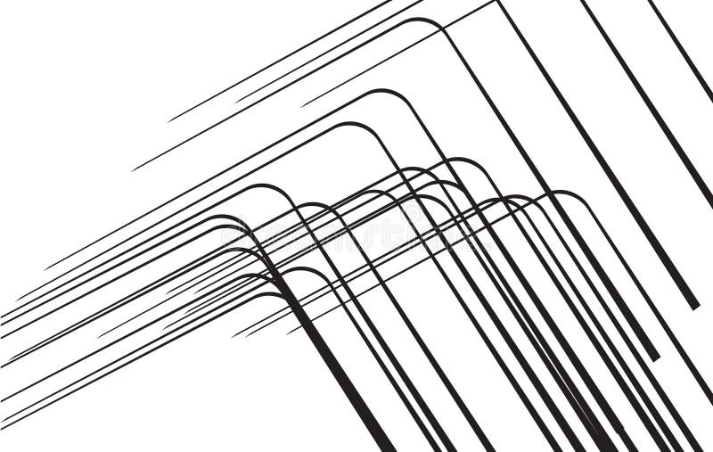 Abstract Black Lines Background Design Elements Stock Vector Illustration of design, geometric