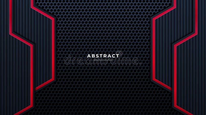 Abstract Black with Red Line Technology Background Modern Futuristic  Wallpaper Solid Texture Deep Futuristic Backgrounds. Stock Vector -  Illustration of cover, digital: 184018743