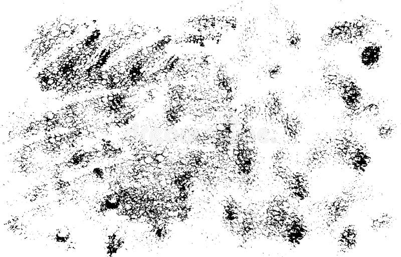 Abstract Black Sponge Stains Texture. Design for Your Brushes and