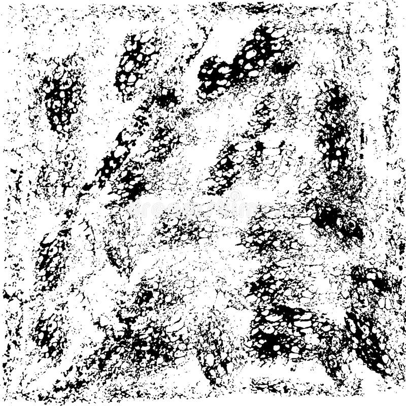 Abstract Black Sponge Stains Texture. Design for Your Brushes and