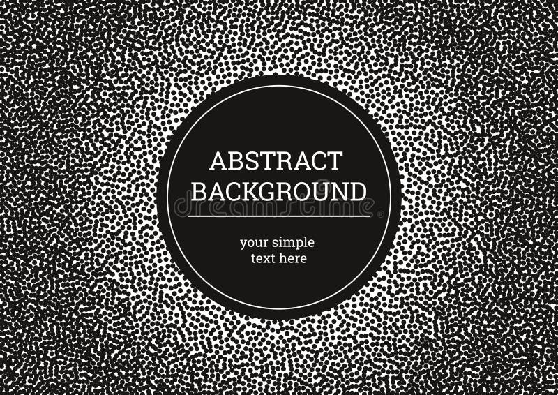 Abstract black and white background of dots. Contrast modern background, minimalistic grunge style. Vector texture, dots halftone stock illustration Abstract black and white background of dots. Contrast modern background, minimalistic grunge style. Vector texture, dots halftone stock illustration