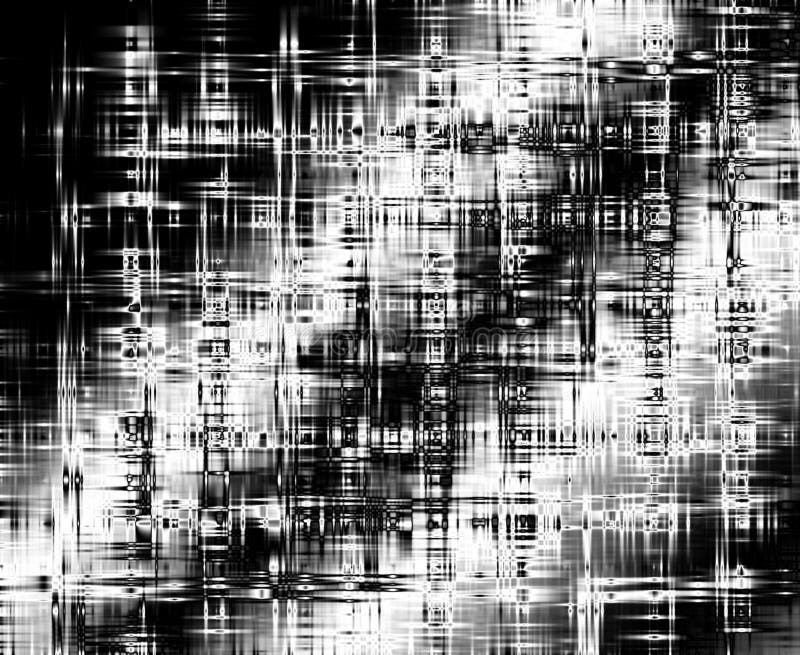 Abstract Black with White Light Effect Background Stock Illustration