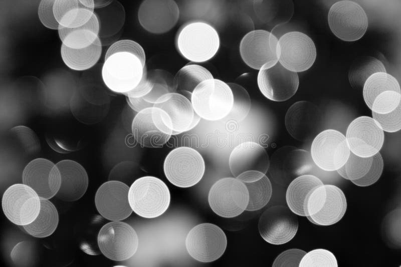 Abstract Black and White Lights. Stock Photo Image of blurred