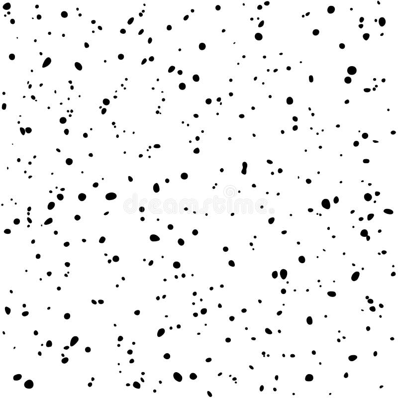 Abstract Black and White Seamless Pattern. Vector Dotted Textured ...