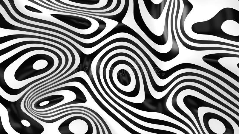 Abstract black and white striped motion background royalty free illustration