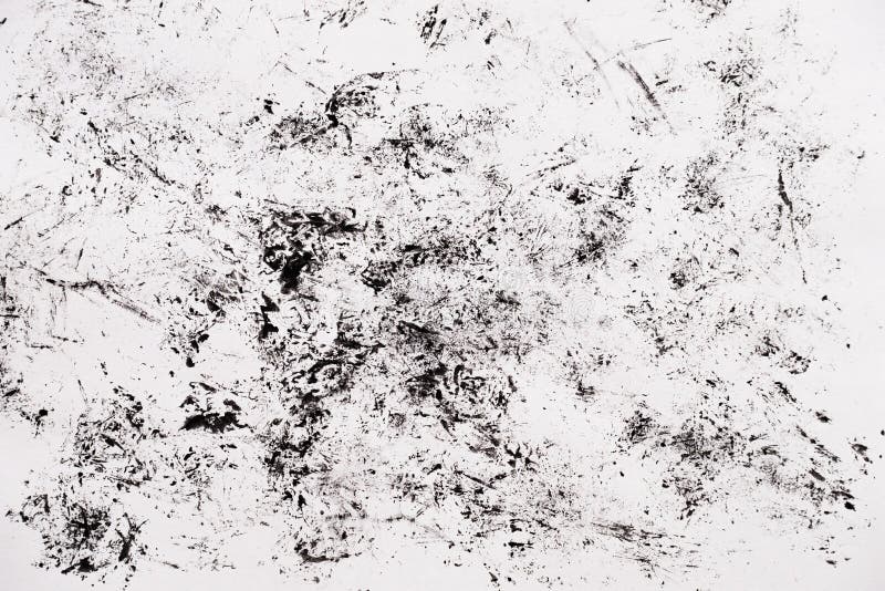 Abstract Black White Texture on White Paper Like a Marble Stock Photo