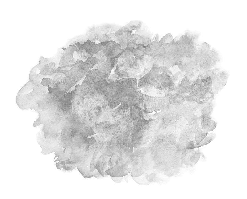 Abstract Black and White Watercolor on White  Color Splashing  in the Paper Stock Illustration - Illustration of drawn, graphic: 151724643