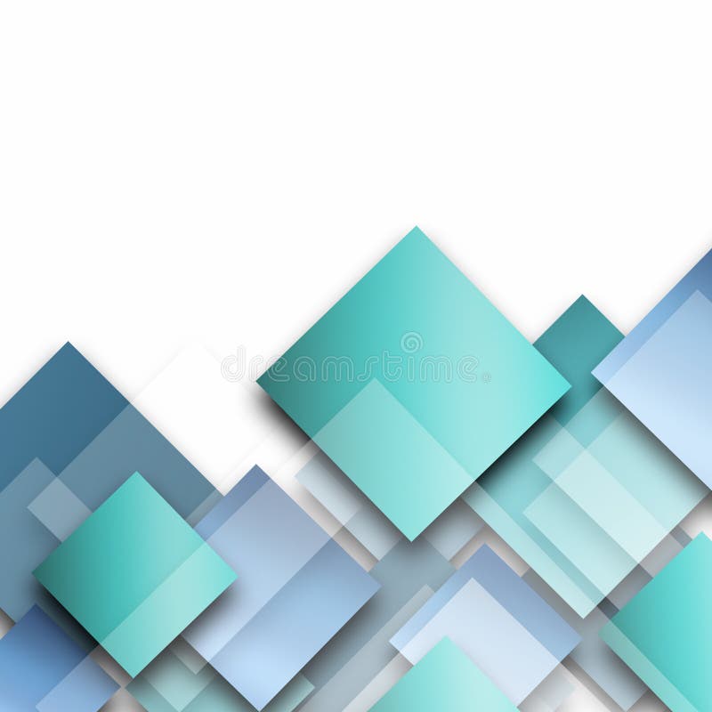 Abstract Blocks Template Design Background, Simple Geometric Shapes on