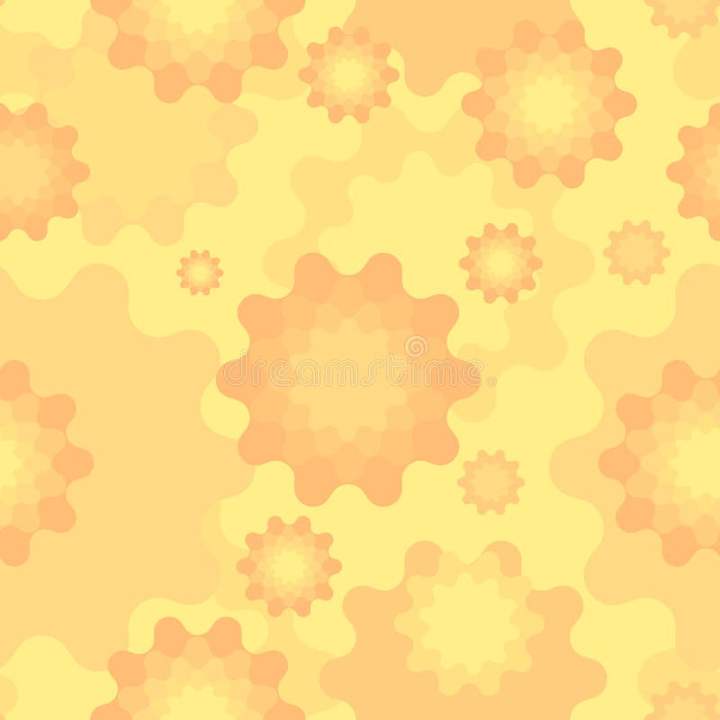 Abstract bloemen naadloos patroon, retro stijl vector illustratie Abstract bloemen naadloos patroon, retro stijl vector illustratie