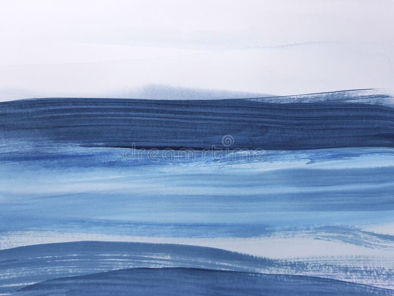 Abstract Blue Art Painting Background Stock Image Image of artistic