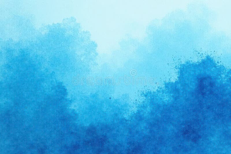 Abstract blue azure watercolor Wash idealnie nadaje się do wzorka pluskwy baneru royalty ilustracja