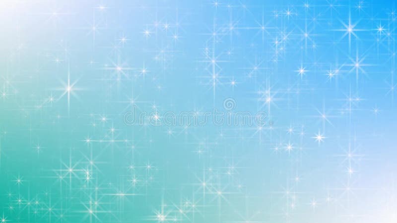 Abstract blue backgroud with magic flare and glittering star. 1920x1080