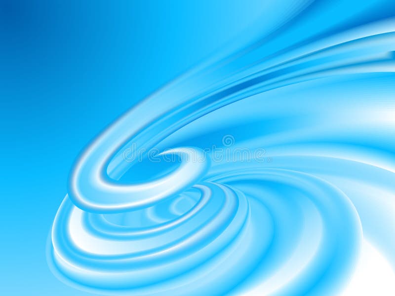 Blue Swirl Spiral Background Stock Illustration - Illustration of fear ...