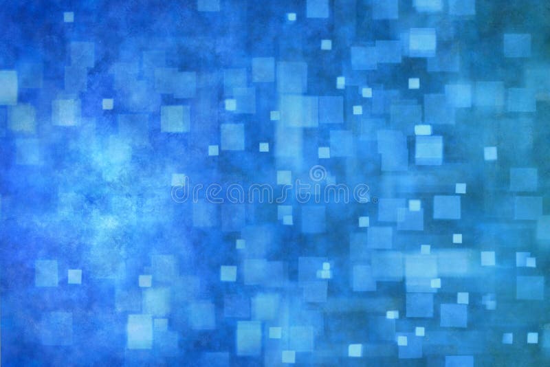 Astratto sfondo blu con una casuale schema di forma quadrata.