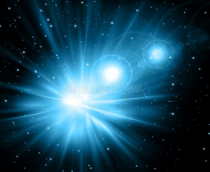 Abstract blue background stock illustration