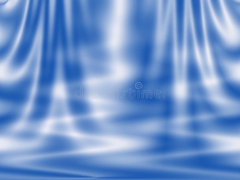 Abstract Blue Background - Curtain and Waves Stock Image - Image of wavy,  curtains: 19009463