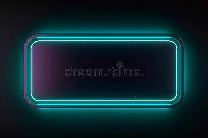 Abstract Blue Background with Glowing Lights