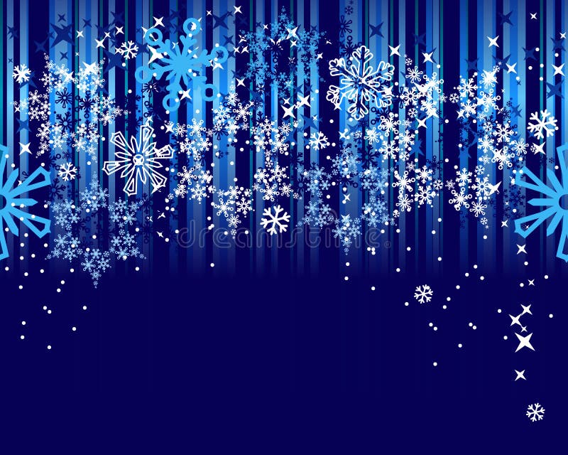 Abstract blue background with stars