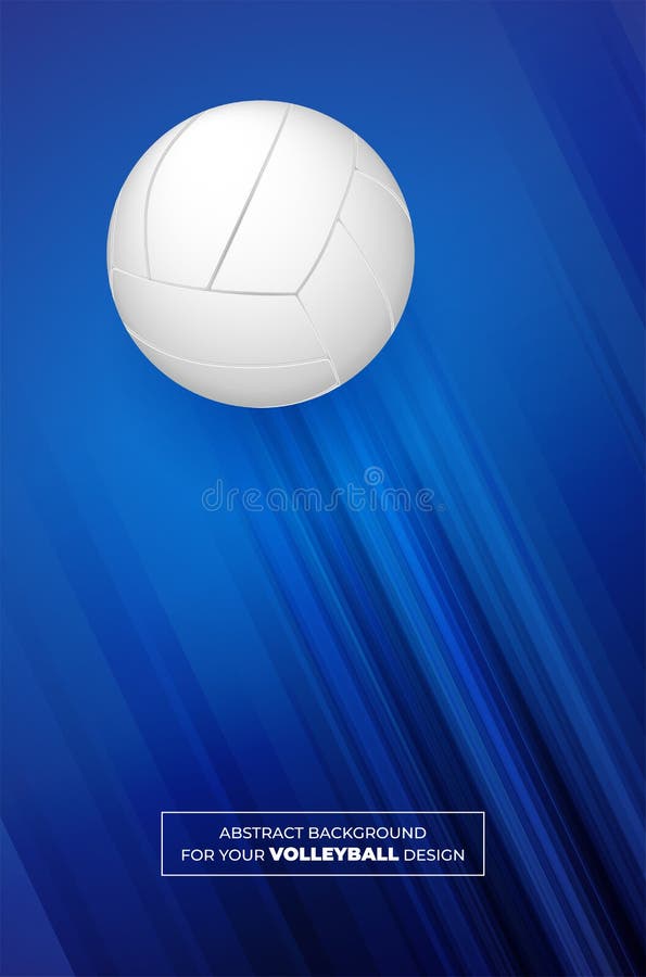 Background Abstract Sport Volleyball Blue Yellow Ball Frame ...