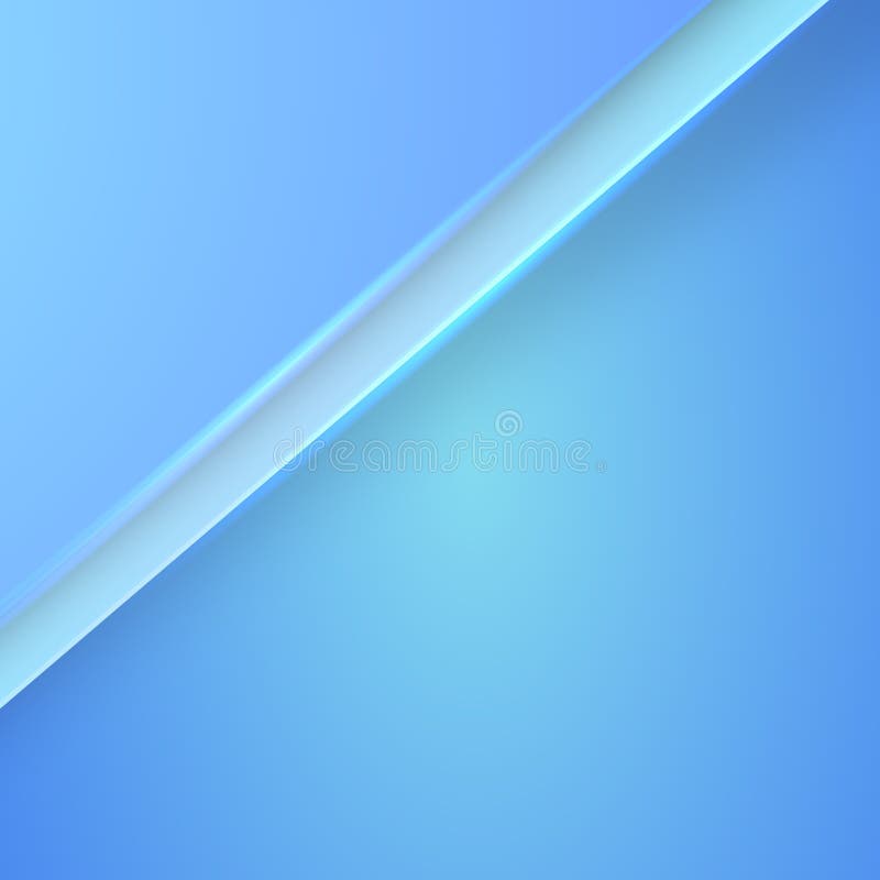 Abstract Blue Background with White Line Vector Stock Vector