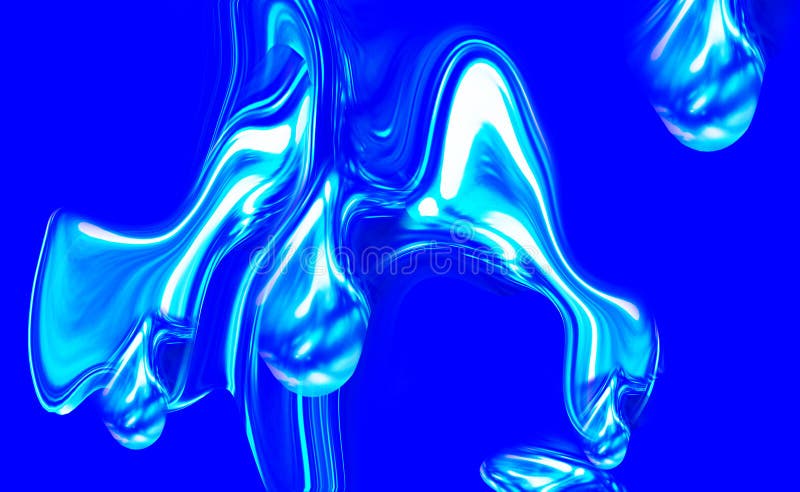 Abstract Blue Banner Background Design. Blue Wallpaper Stock