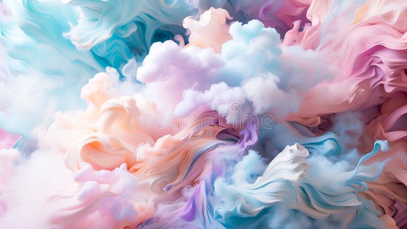 Fond suplu abstract multicolorat de fum fluid abstract. design pentru tapet creativ. culori tendinoase. stock photo