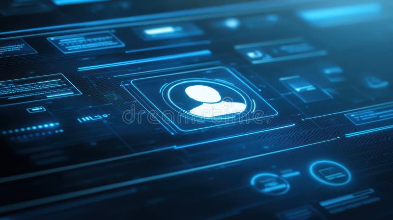 TM Enterprise - Modern Blue Circle Abstract