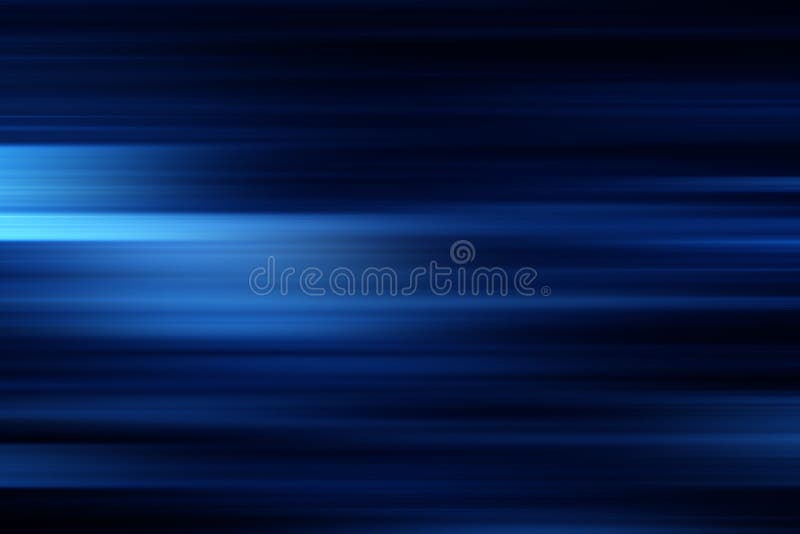 Blue technology abstract motion background of speed light stock illustration