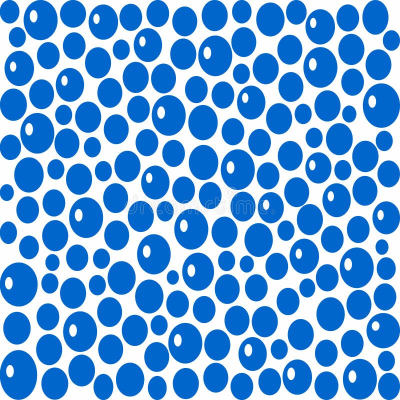 Abstract Blue Bubbles Background Stock Illustration Illustration of