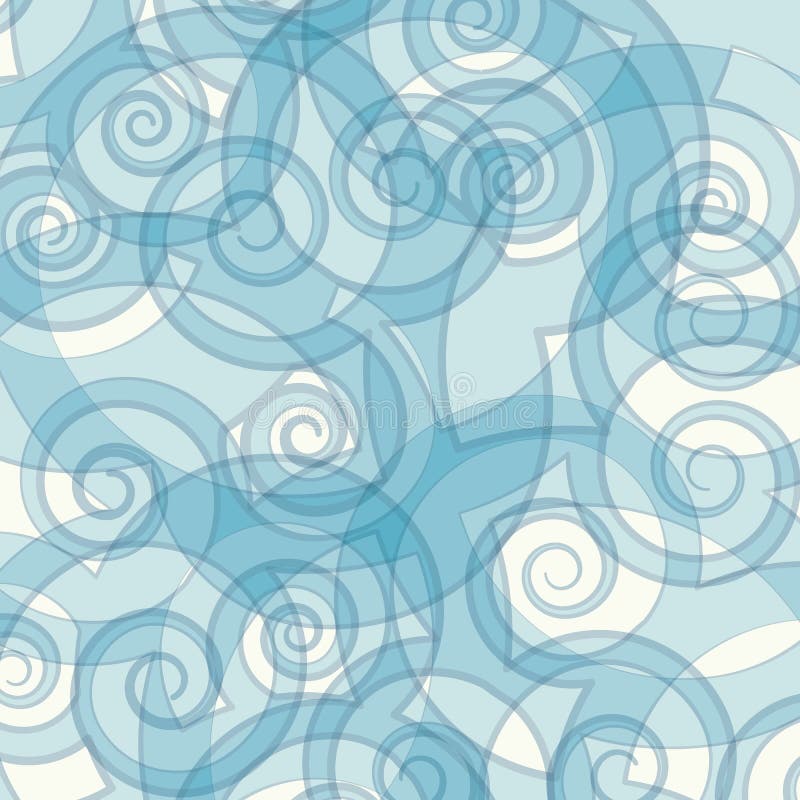 Abstract blue color swirly background