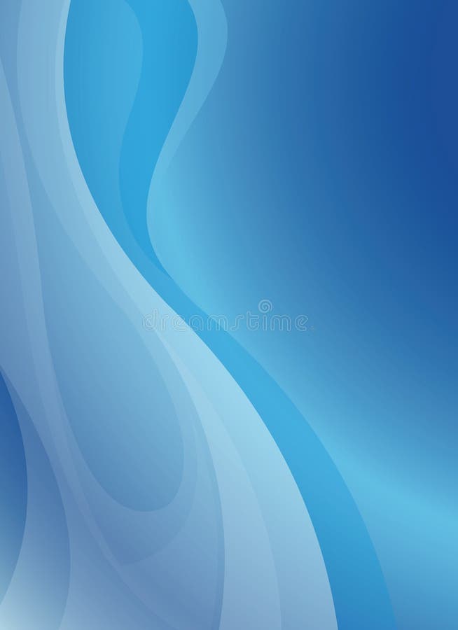Blue curve abstract background Royalty Free Vector Image