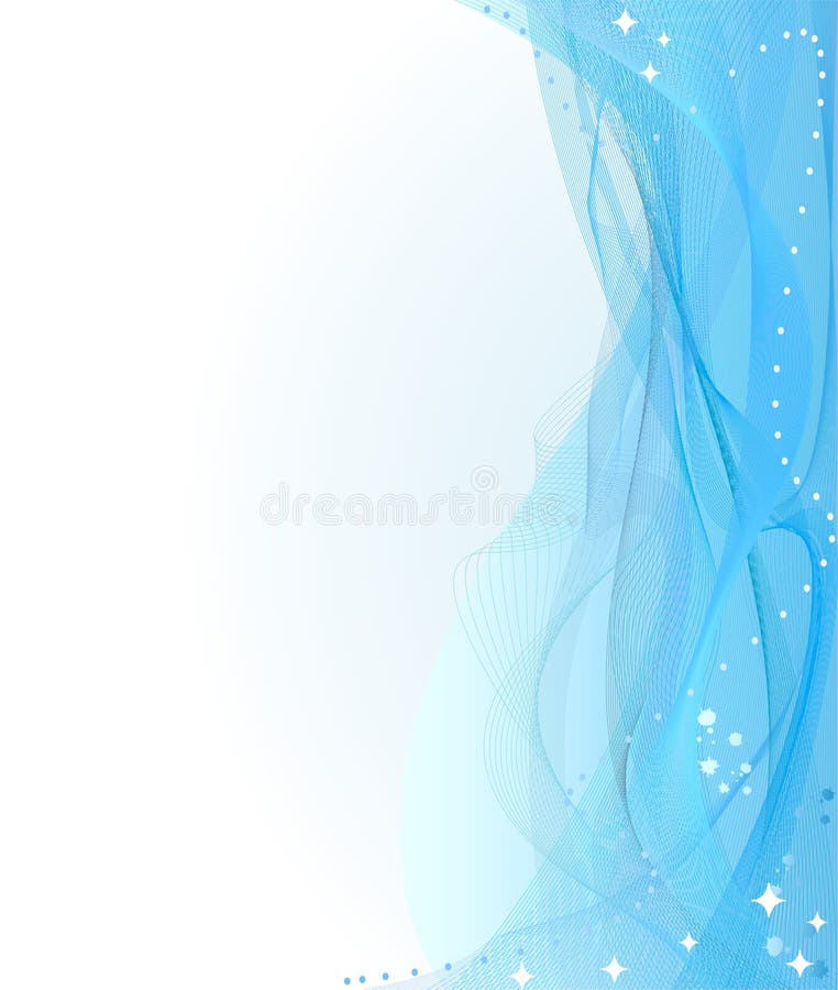 Abstract background in blue color curve Royalty Free Vector
